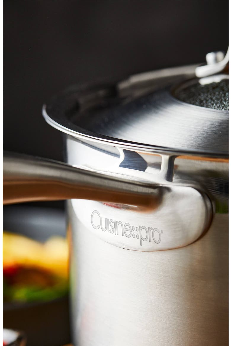 iD3® SS 3.7 Qt. Saucepan with Lid, Alternate, color, SILVER