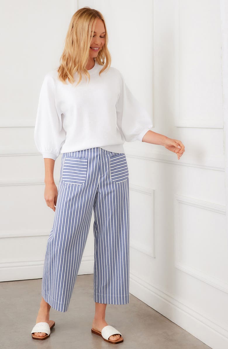 Karen Kane Puff Sleeve Sweater, Alternate, color, White