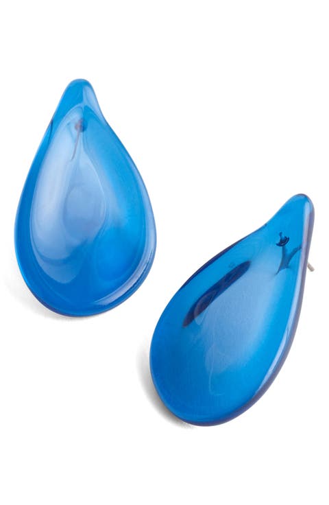 Oversize Droplet Stud Earrings