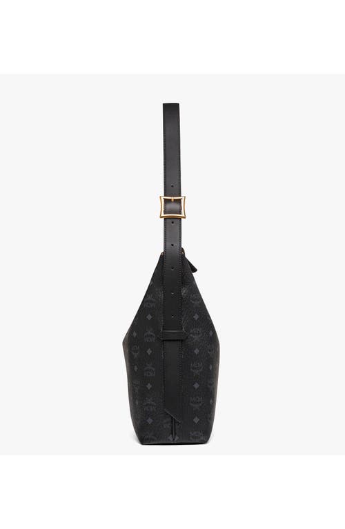 Mcm Large Aren Homeless Shoulder Bag In Black