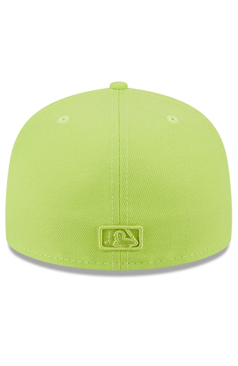 New Era Men's New Era Neon Green New York Yankees 2023 Spring Color Basic 59FIFTY Fitted Hat, Alternate, color, 