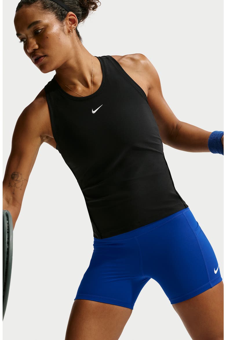 Court Dri-FIT Pocket Tennis Shorts, Alternate, color, 417 OLD ROYAL/WHITE