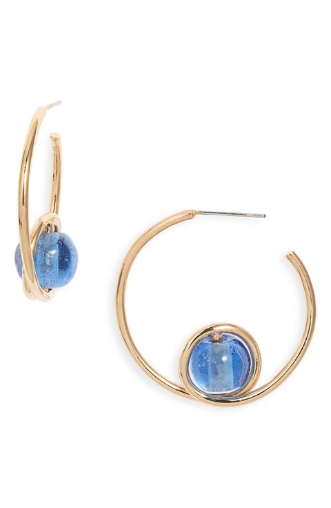 Mpira Crystal Hoop Earrings