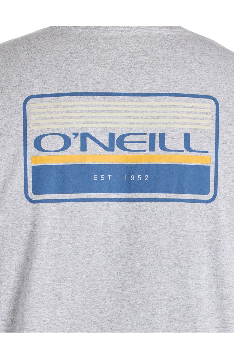 O'Neill Big & Tall Banner Graphic Tee, Alternate, color, Grey Heather
