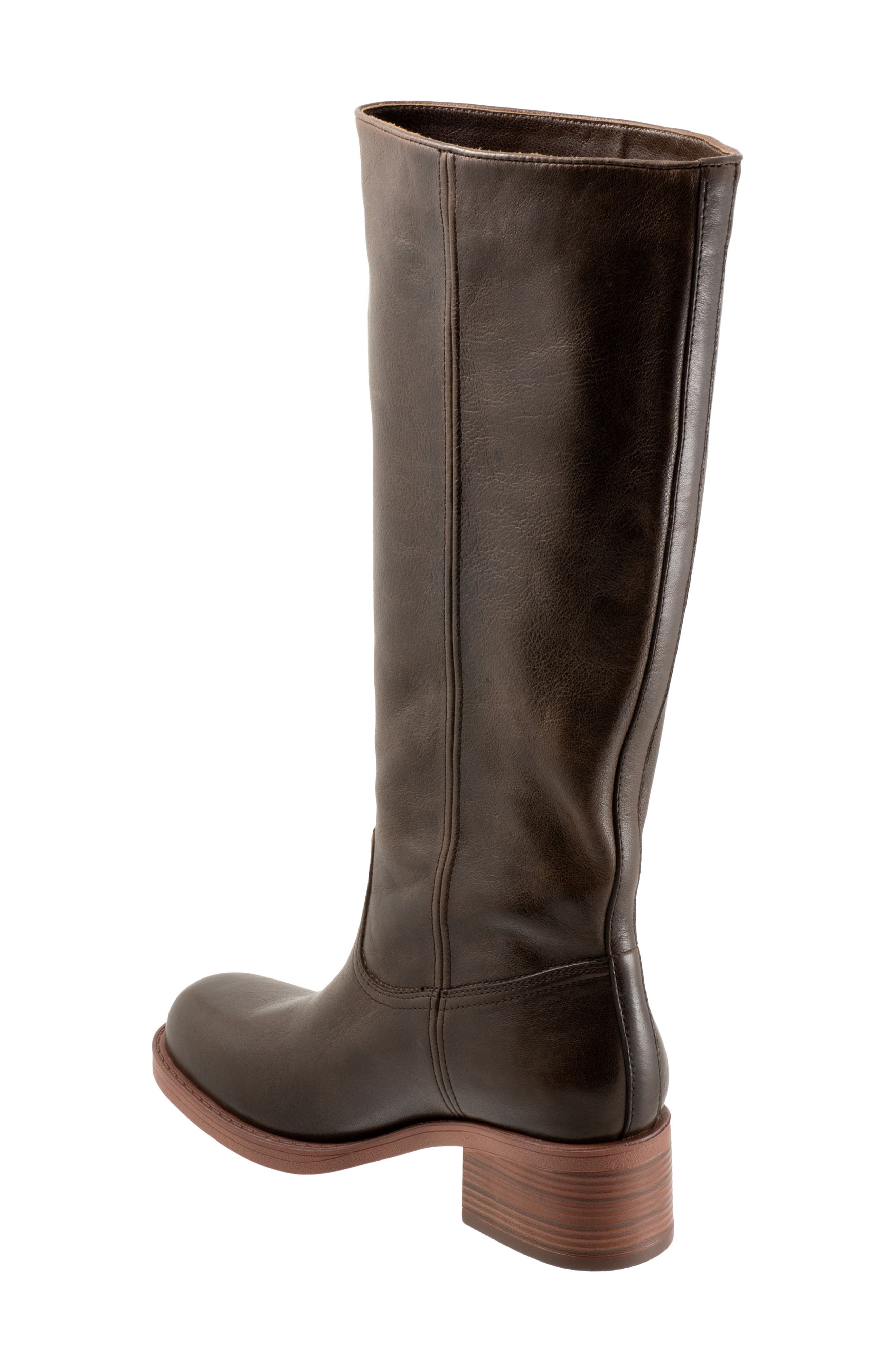 Gauchicas Knee High Boot, Alternate, color, DARK BROWN