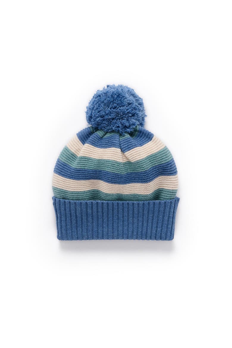 Striped Beanie, Main, color, Duck Egg Stripe