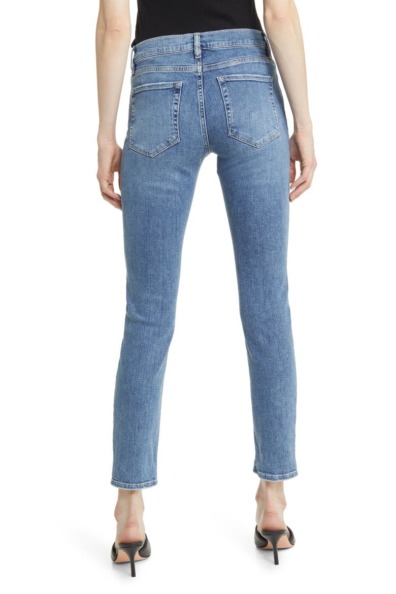 Le Garcon Ankle Slim Boyfriend Jeans, Alternate, color, DAPHNE BLUE