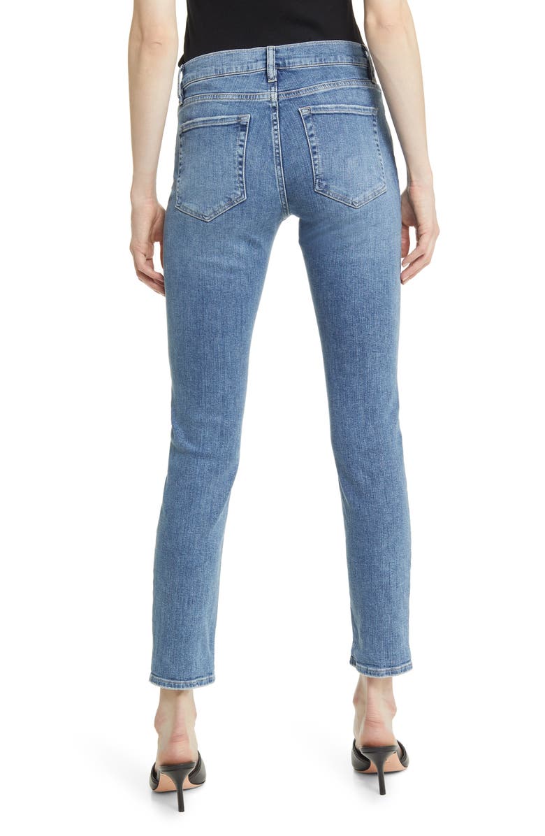 FRAME Le Garcon Ankle Slim Boyfriend Jeans, Alternate, color, Daphne Blue