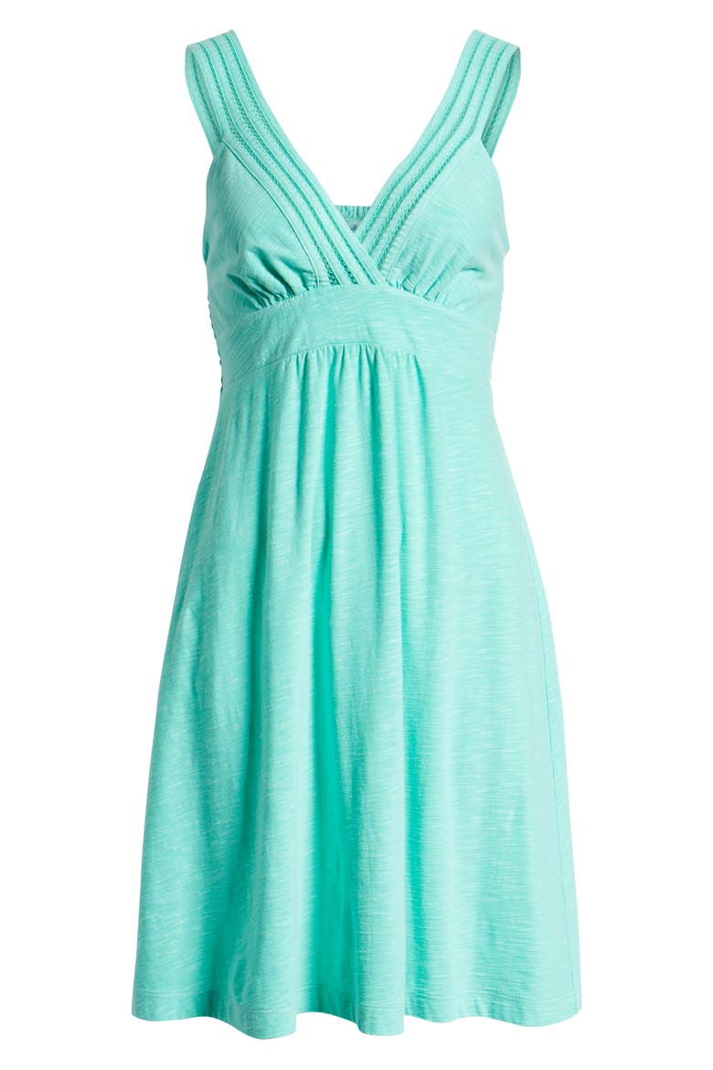 Arden Cotton & Modal Sundress, Alternate, color, SEAPORT TEAL