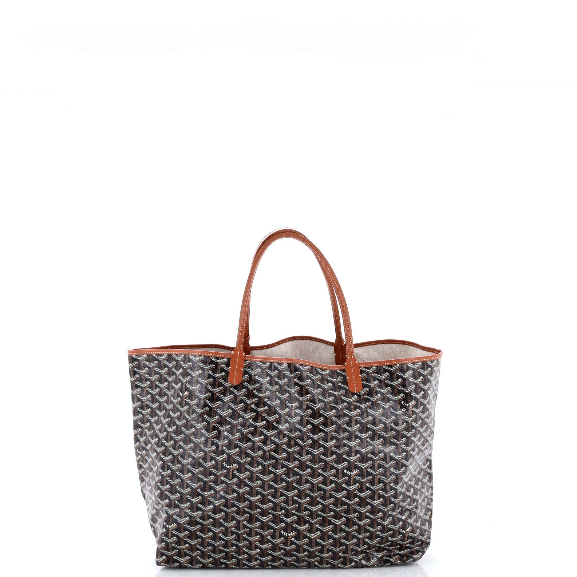Saint Louis Tote Claire Voie Coated Canvas GM, Alternate, color, Brown