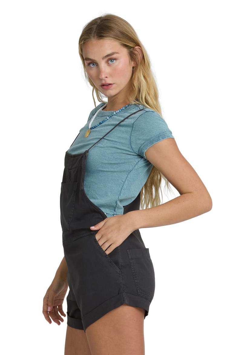 Wild Pursuit Short Overalls, Alternate, color, OFF BLACK