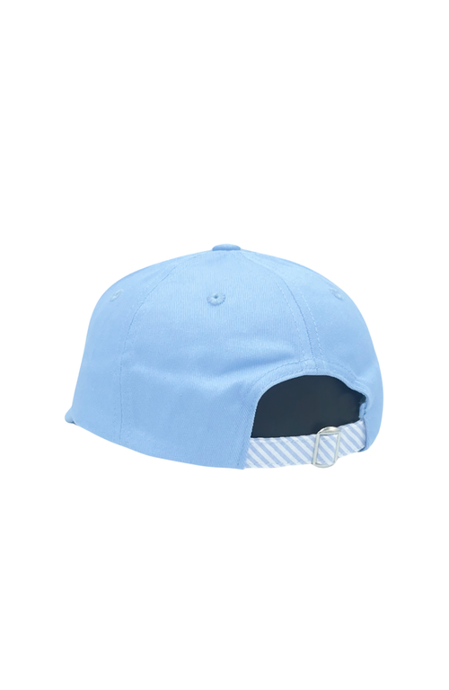 Bits & Bows Hockey Sticks Twill Baseball Hat In Blue