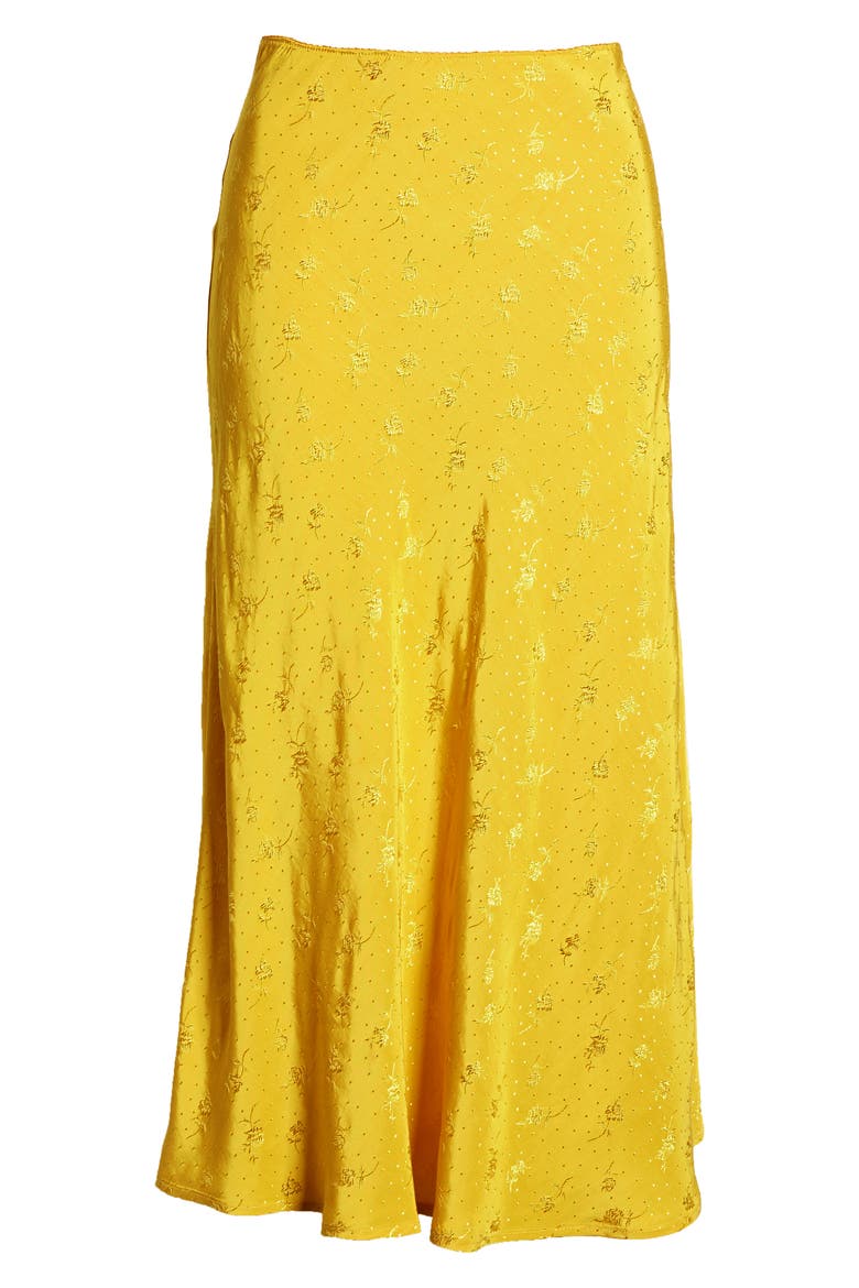 Nava Midi Skirt, Alternate, color, BURNT LEMON
