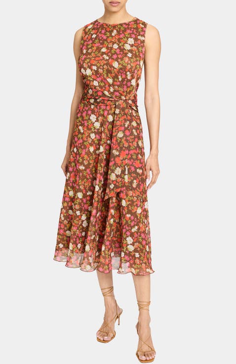 CARMA Sleeveless Midi Dress