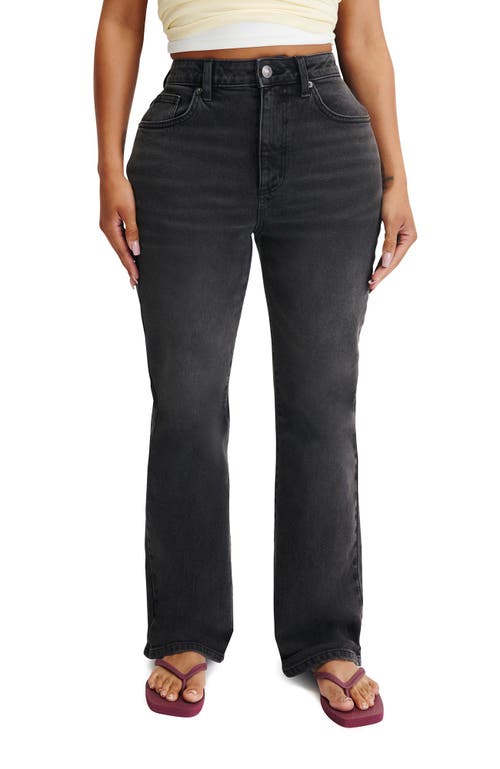 Cotton On Curvy Flare Jean In Black