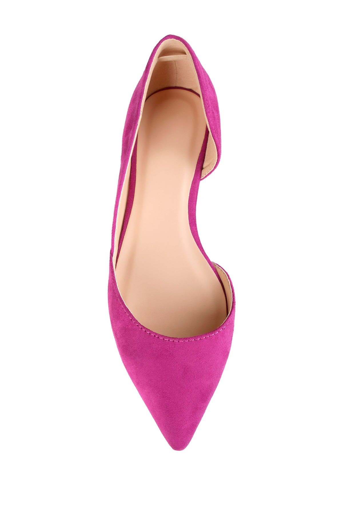 Journee Collection JOURNEE Ester d'Orsay Flat, Alternate, color, Plum
