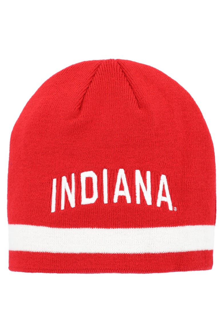 Men's adidas Crimson Indiana Hoosiers Wordmark Beanie, Main, color, Crimson