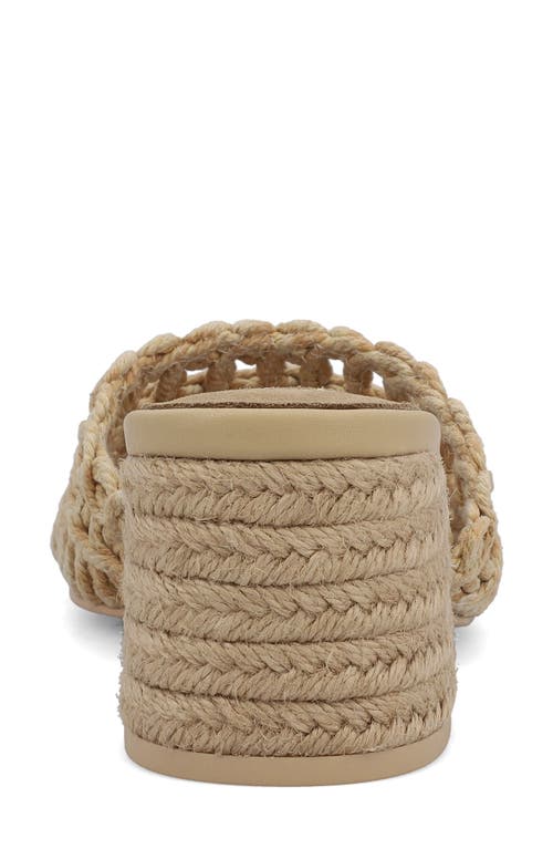 Mia Idella Block Heel Sandal In Natural