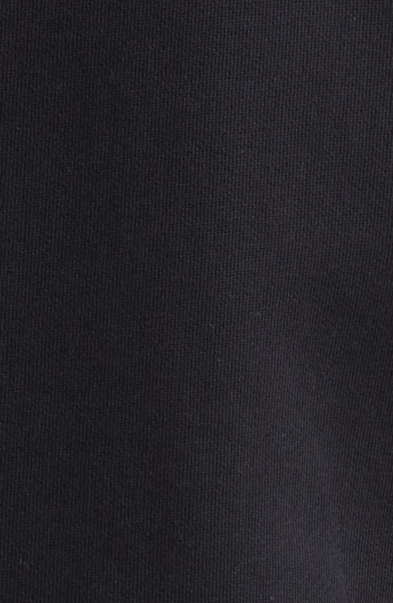 AMIRI Chateau Logo Full Zip Fleece Hoodie, Alternate, color, Black Archived