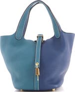 Pre-Owned Hermes Casaque Picotin Lock Bag Clemence PM