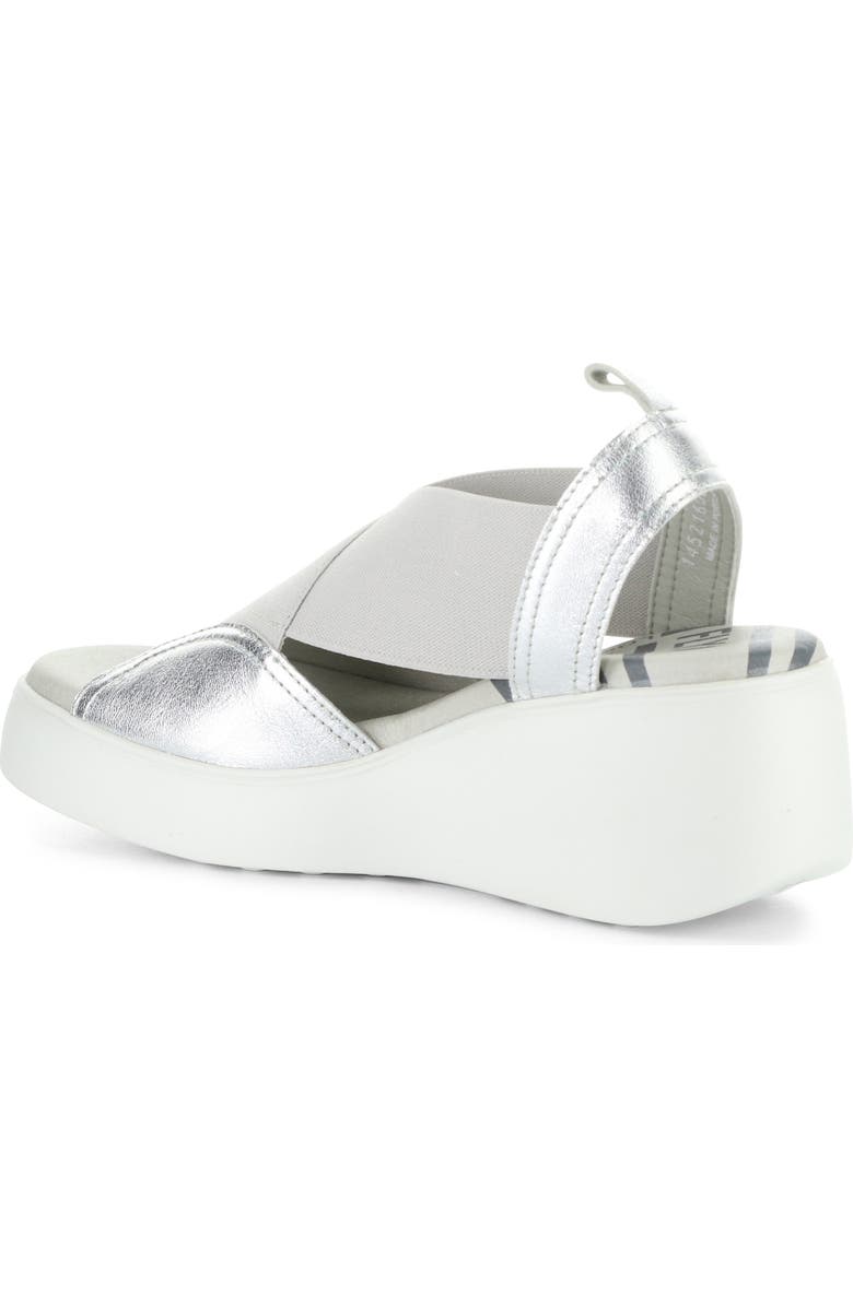 Fly London Daif Platform Wedge Sandal, Alternate, color, 003 Silver