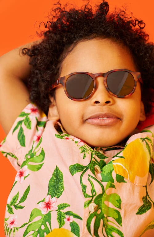 Babiators Kids' Polarized Original Keyhole Sunglasses In Brown