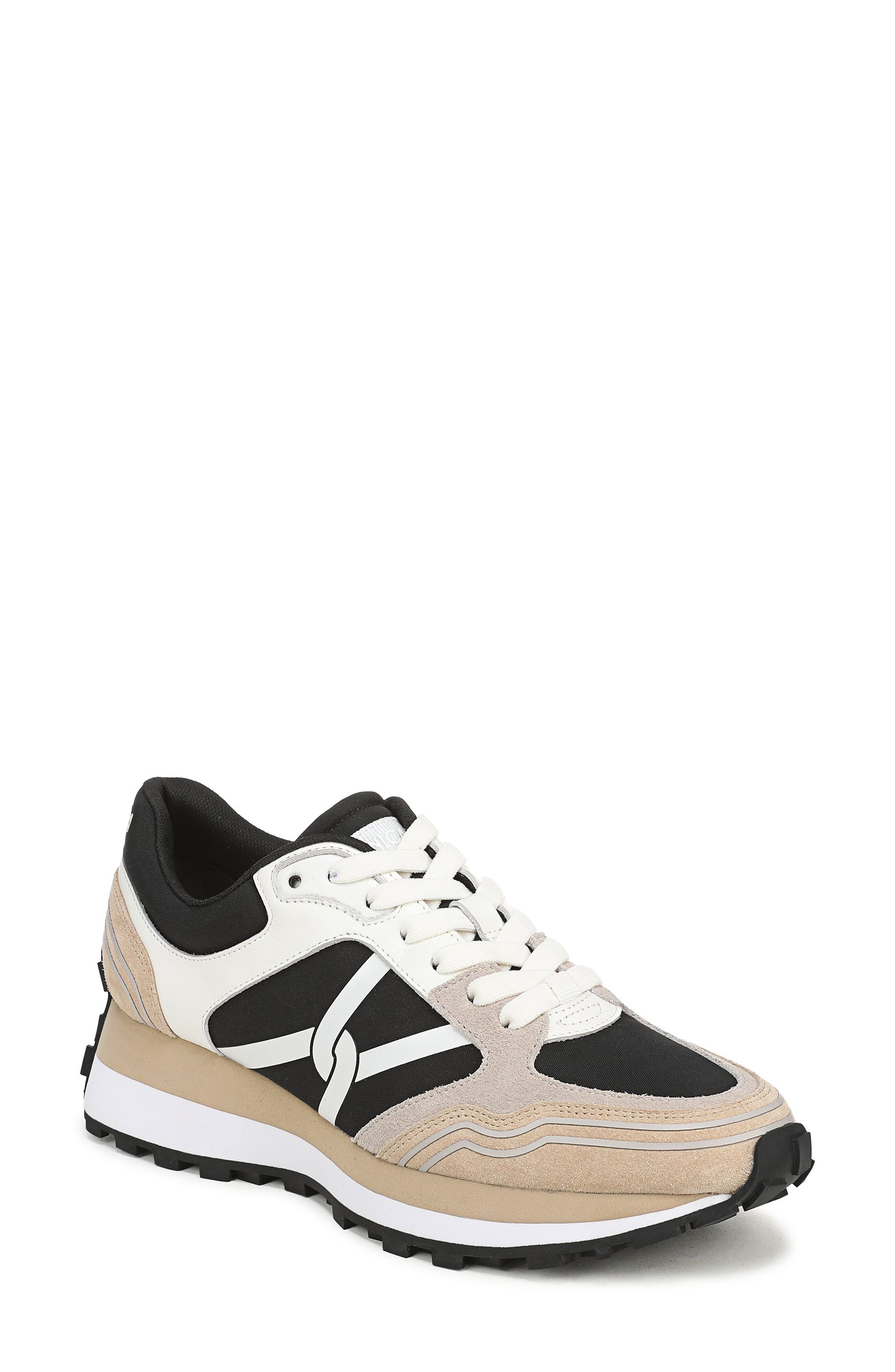 SAND/ BLACK SUEDE