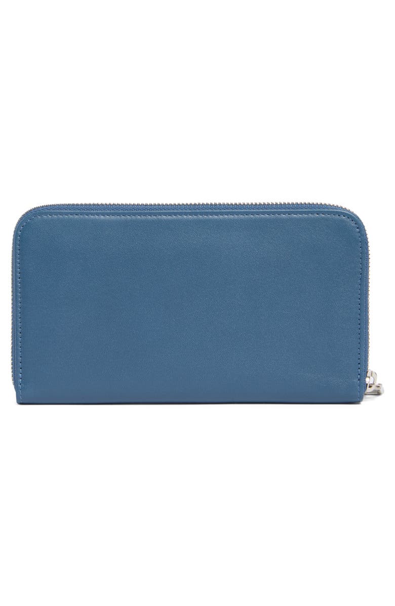 Longchamp Le Pliage Center Zip Wallet, Alternate, color, Pilot Blue
