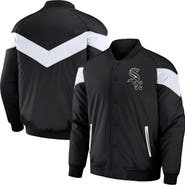 Darius Rucker Collection by Fanatics Men's Darius Rucker Collection by Fanatics Black Chicago White Sox Baseball Raglan Full-Snap Jacket