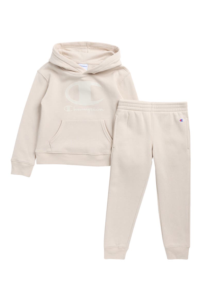 Kids' 2-Piece Hoodie & Jogger Pants Set, Main, color, SAND KHAKI