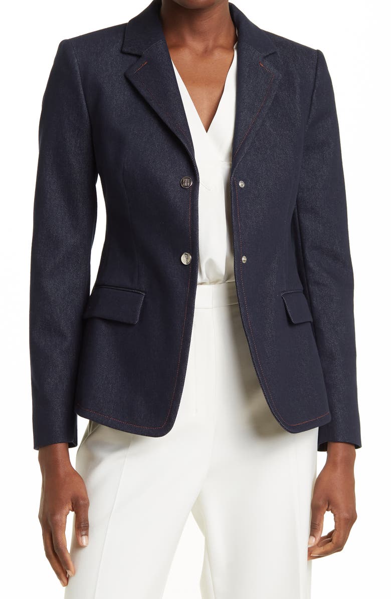 BOSS HUGO BOSS Jadenimi Denim Jacket, Main, color, 