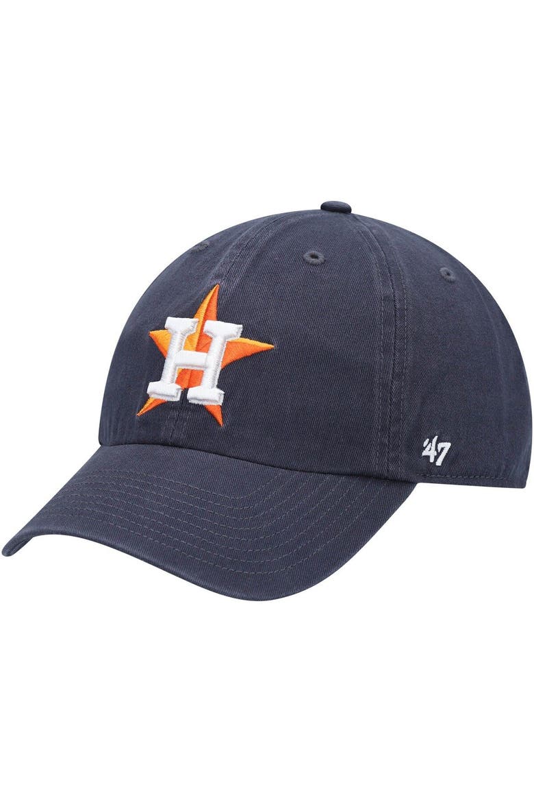 Men's '47 Navy Houston Astros Heritage Clean Up Adjustable Hat, Main, color, Navy