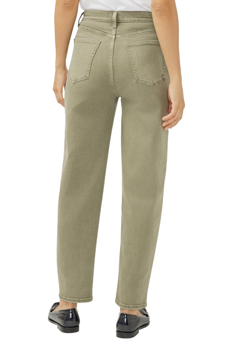 Arc High Waist Slim Barrel Jeans, Alternate, color, MILITARY GREEN