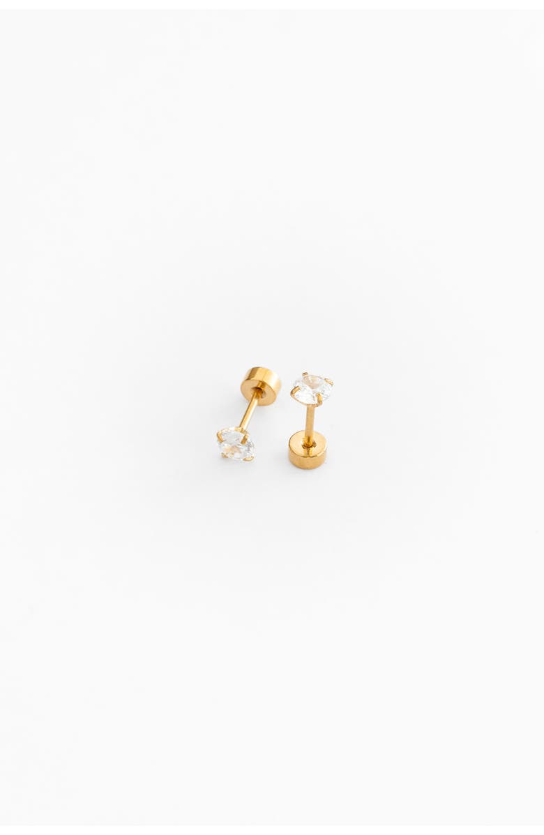 Pip Pop Diamond Stud Earrings, Alternate, color, Gold