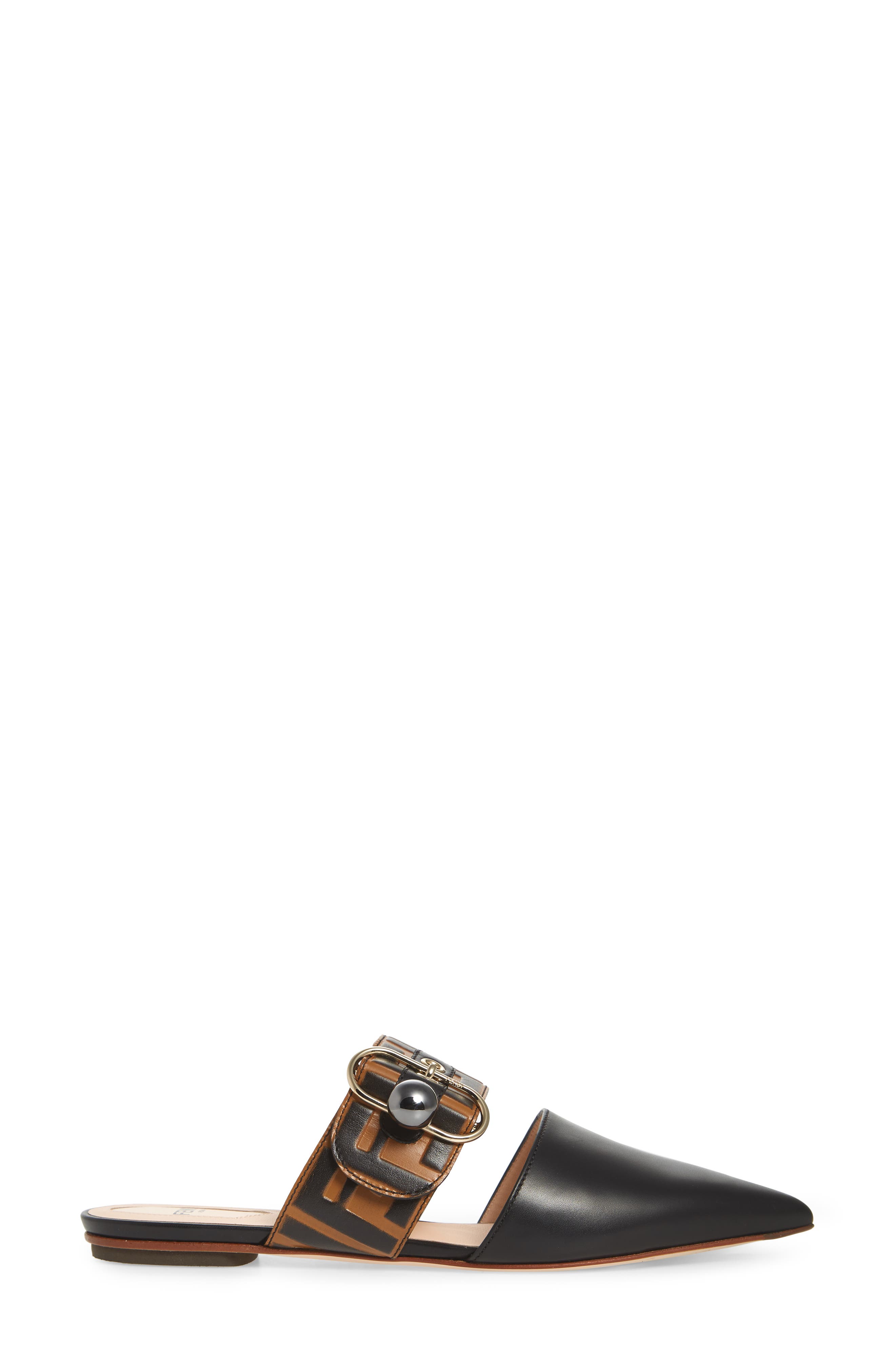Fendi Pearland Pointy Toe Mule, Alternate, color, 