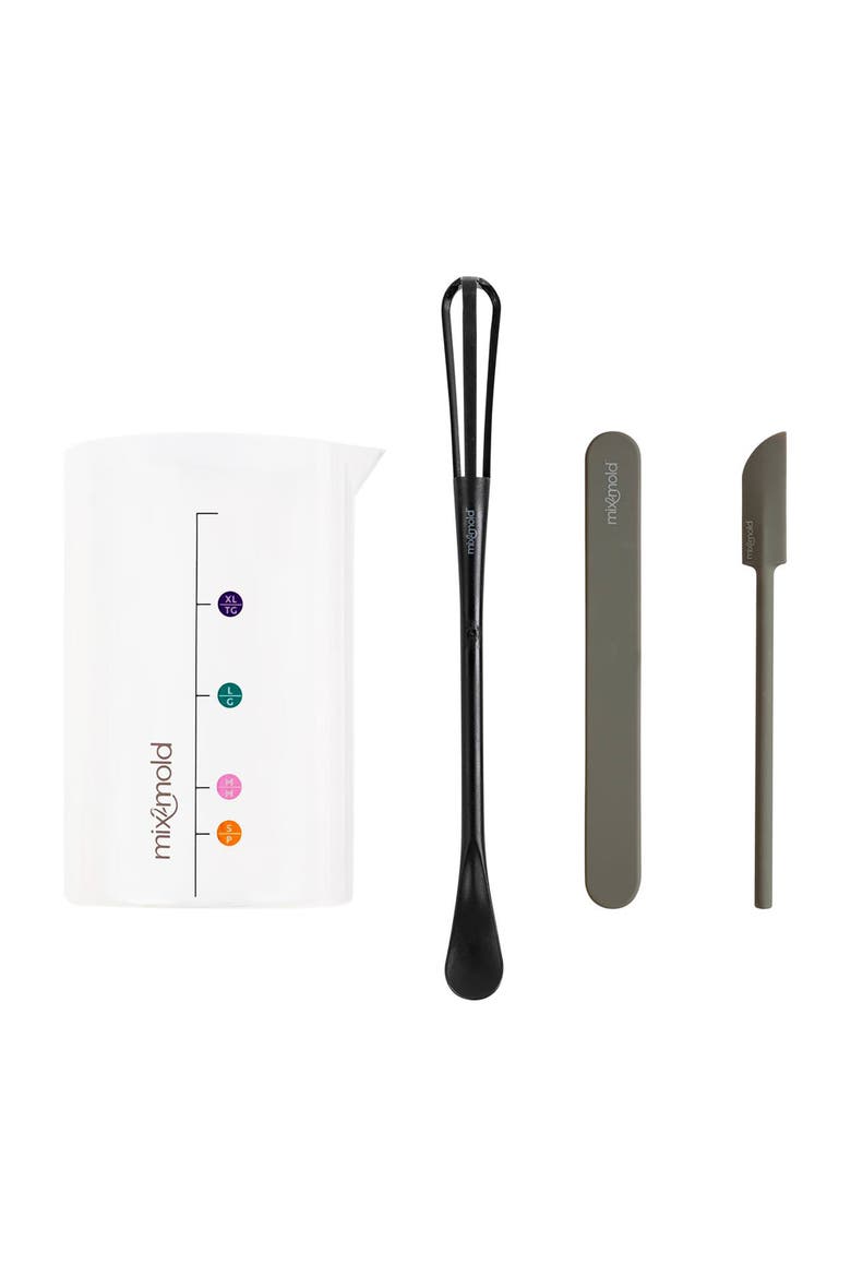 Mix2Mold Ceramic Resin Tool Set, Craft Kit, 4Pcs, Adults & Kids, Alternate, color, Multicolored