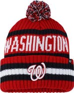 '47 Men's '47 Red Washington Nationals Bering Cuffed Knit Hat with Pom