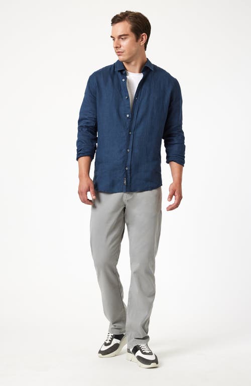 Mavi Jeans Matt Relaxed Straight Leg 5-pocket Pants In Gray