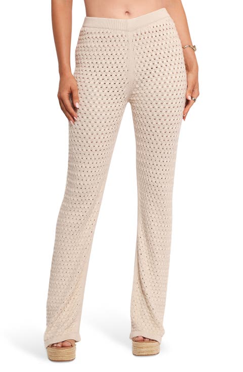 Fonte Open Knit Straight Leg Pants