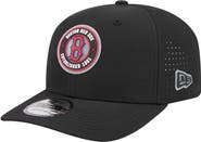 New Era Men's New Era  Black Boston Red Sox Circle 9SEVENTY Adjustable Hat