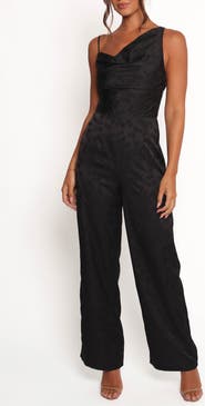 Petal & Pup Asymmetric Neck Jacquard Jumpsuit