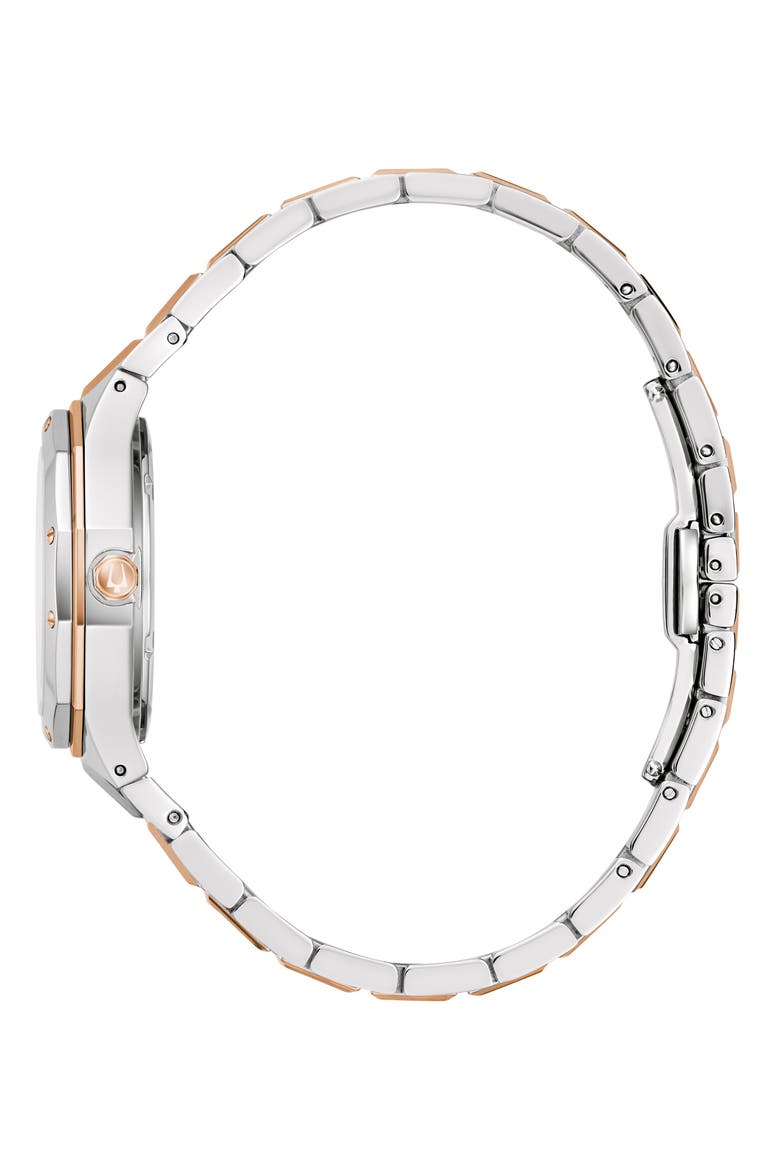 Classic Prestige Diamond Bracelet Watch, 32mm, Alternate, color, TWO-TONE