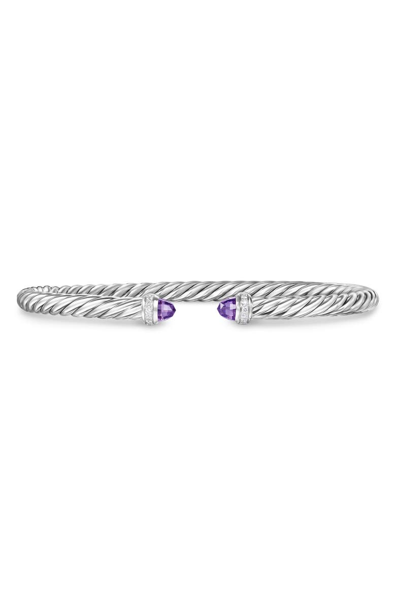 David Yurman Cable Flex<sup>®</sup> Bracelet, Main, color, Silver