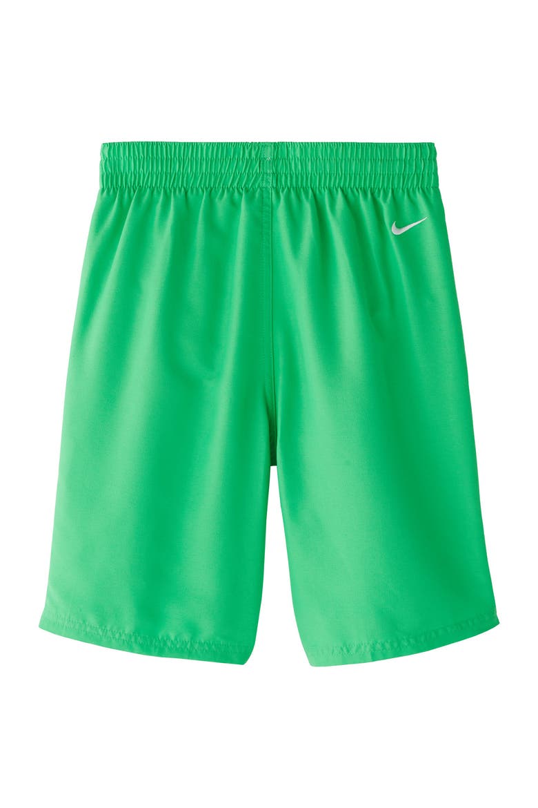 Logo Volley Shorts, Alternate, color, GREEN SPARK