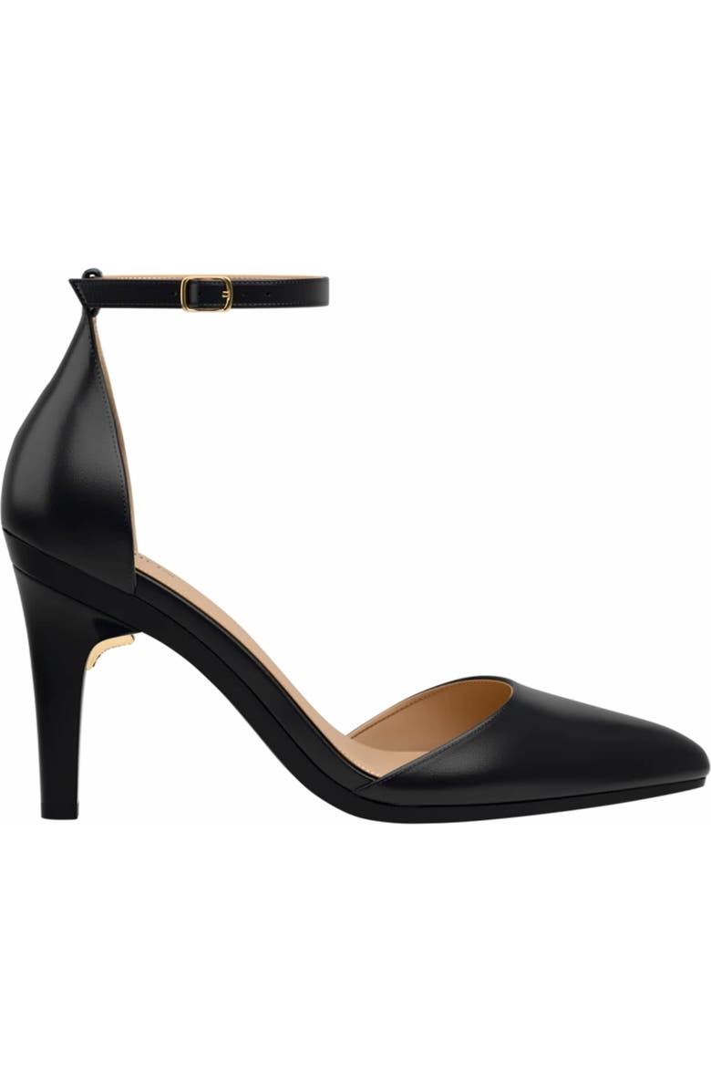 Pashion Footwear The D'Orsay 4" Stiletto Heel, Alternate, color, Coal Leather