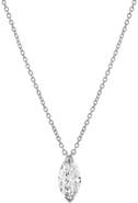LuvMyJewelry Marquise Muse 14K Gold Lab Grown Diamond Necklace - 1.50 ct
