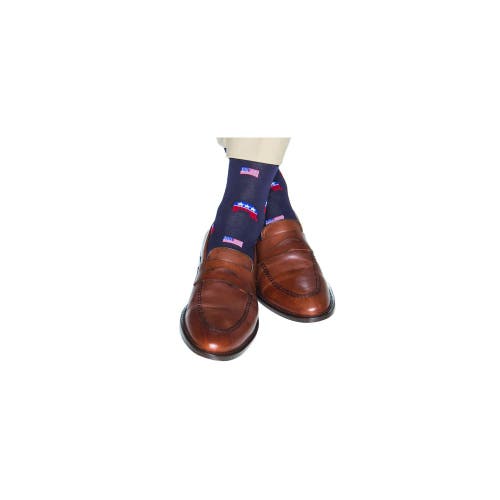 Trafalgar Show Your Support Political Party Over The Calf Socks