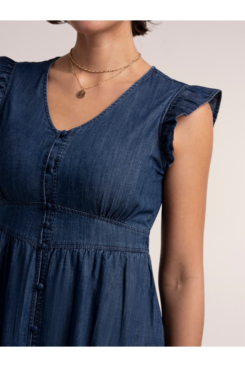 Elowen Dress, Alternate, color, Navy