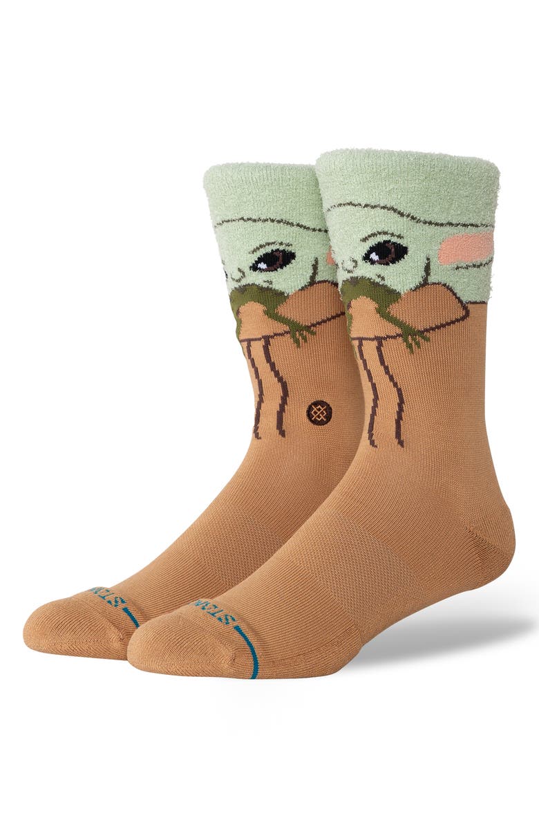 Stance Star Wars<sup>®</sup> Grogru Crew Socks, Alternate, color, Green