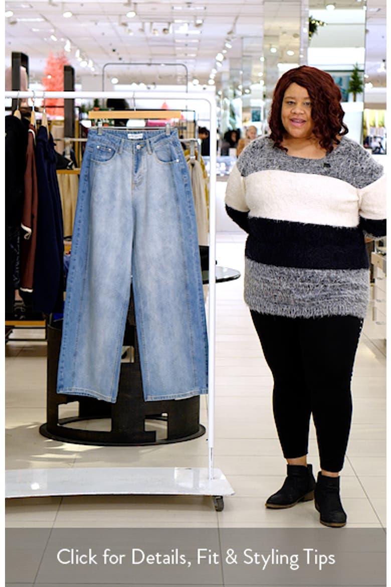 Yuri High Waist Wide Leg Jeans video